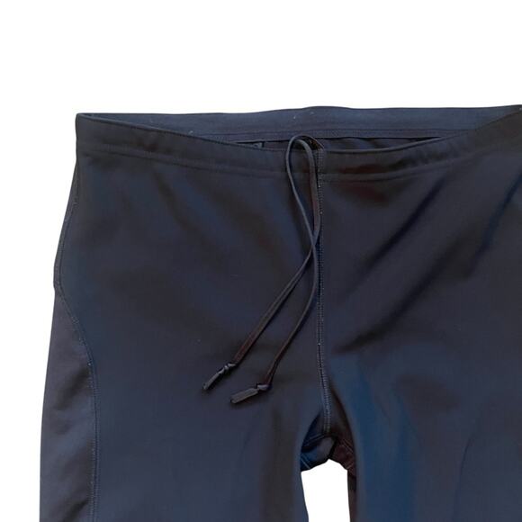 Athleta Wind Warrior Leggings Zip Ankle Full Length Mid Rise Black Small Tall ST - Picture 4 of 12